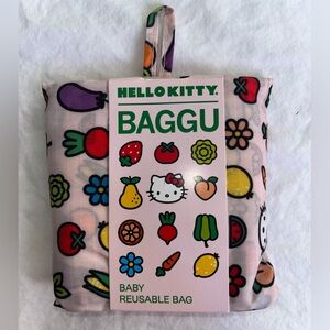 BAGGU X SANRIO Hello Kitty Baby Reusable Tote Bag NEW NWT